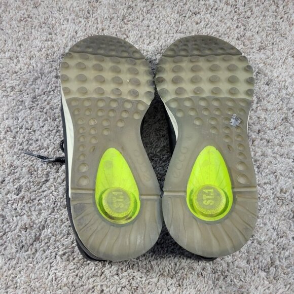 ECCO ST.1 High Men's Black Casual Shoes Sneakers Leather - Picture 8 of 9